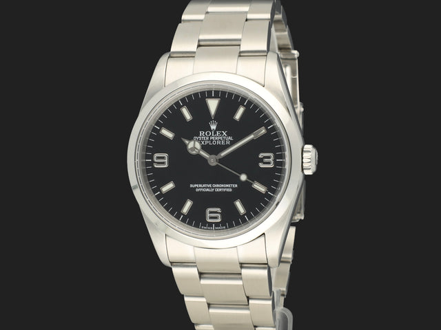 Rolex Explorer Black Dial 36