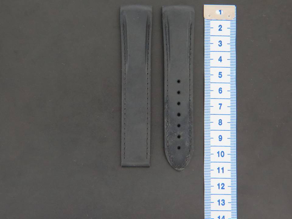 Omega Calfskin Leather Strap 20 MM  (1)