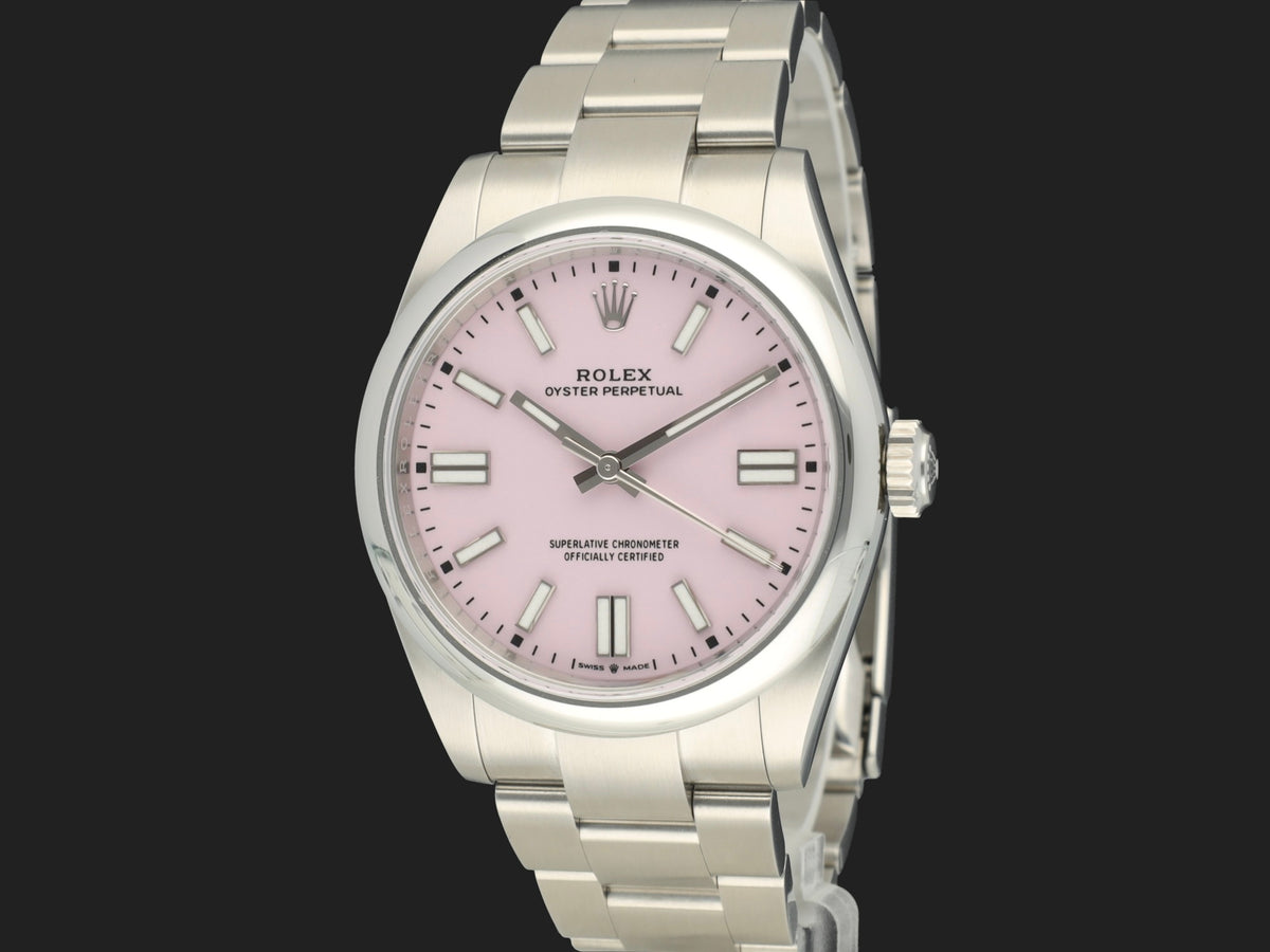 Rolex Oyster Perpetual 41 Pink Dial 134300 99% NEW (1)