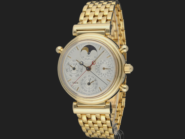 IWC Da Vinci Perpetual Calendar Rattrapante Yellow Gold IW3751 IW3751-007