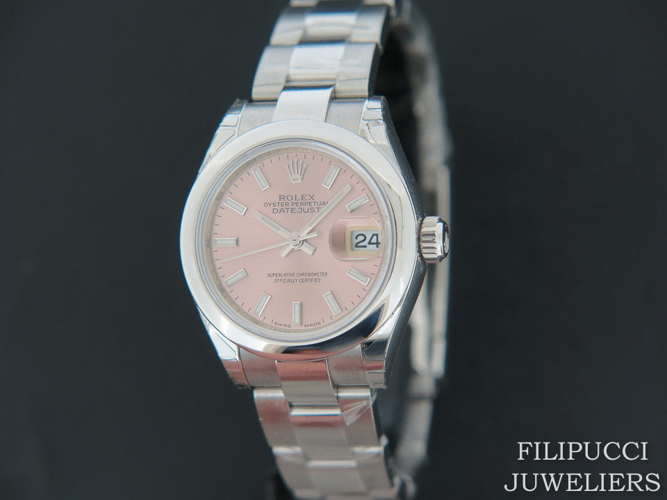 Rolex Datejust Lady 28 Pink Dial NEW 279160  (1)