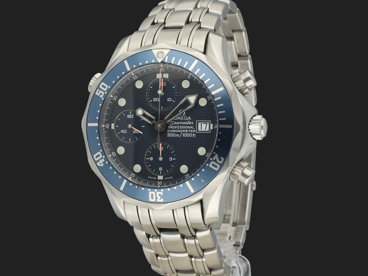 Omega Seamaster 300 Chrono Diver Blue Dial 2599.80.00 (1)