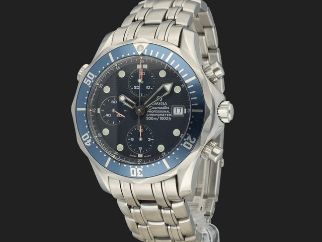 Omega Seamaster 300 Chrono Diver Blue Dial
