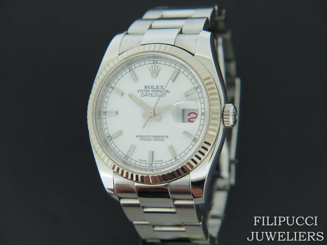 Rolex Datejust White Dial