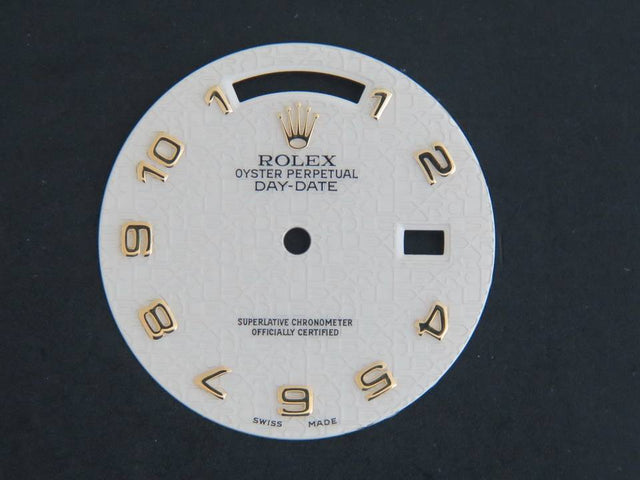 Rolex Day-Date White Jubilee Arab Dial