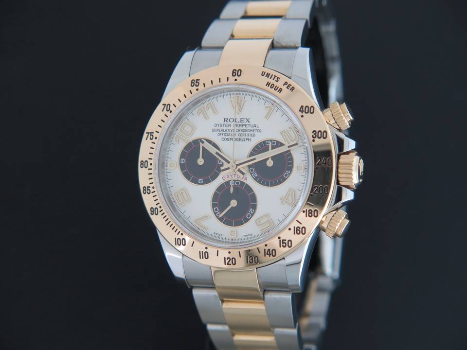 Rolex Daytona Gold/Steel Panda Dial 116523 (1)