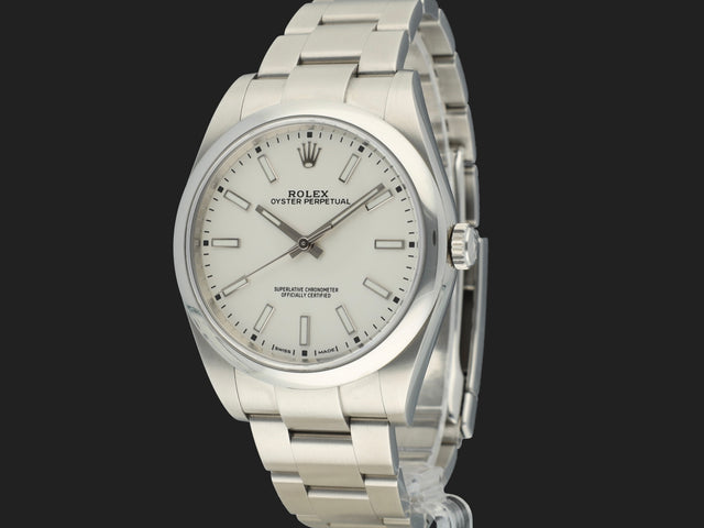 Rolex Oyster Perpetual 39 White Dial