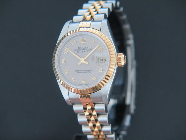 Rolex Datejust Lady Gold/Steel Silver Jubilee Dial