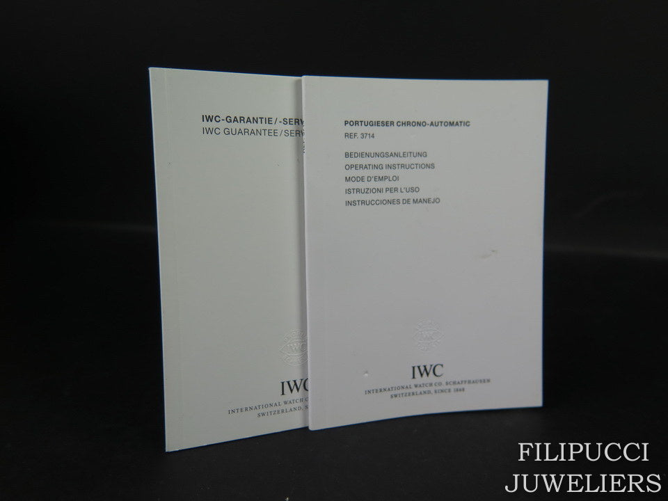 IWC Portugieser warranty instructions booklets  (1)