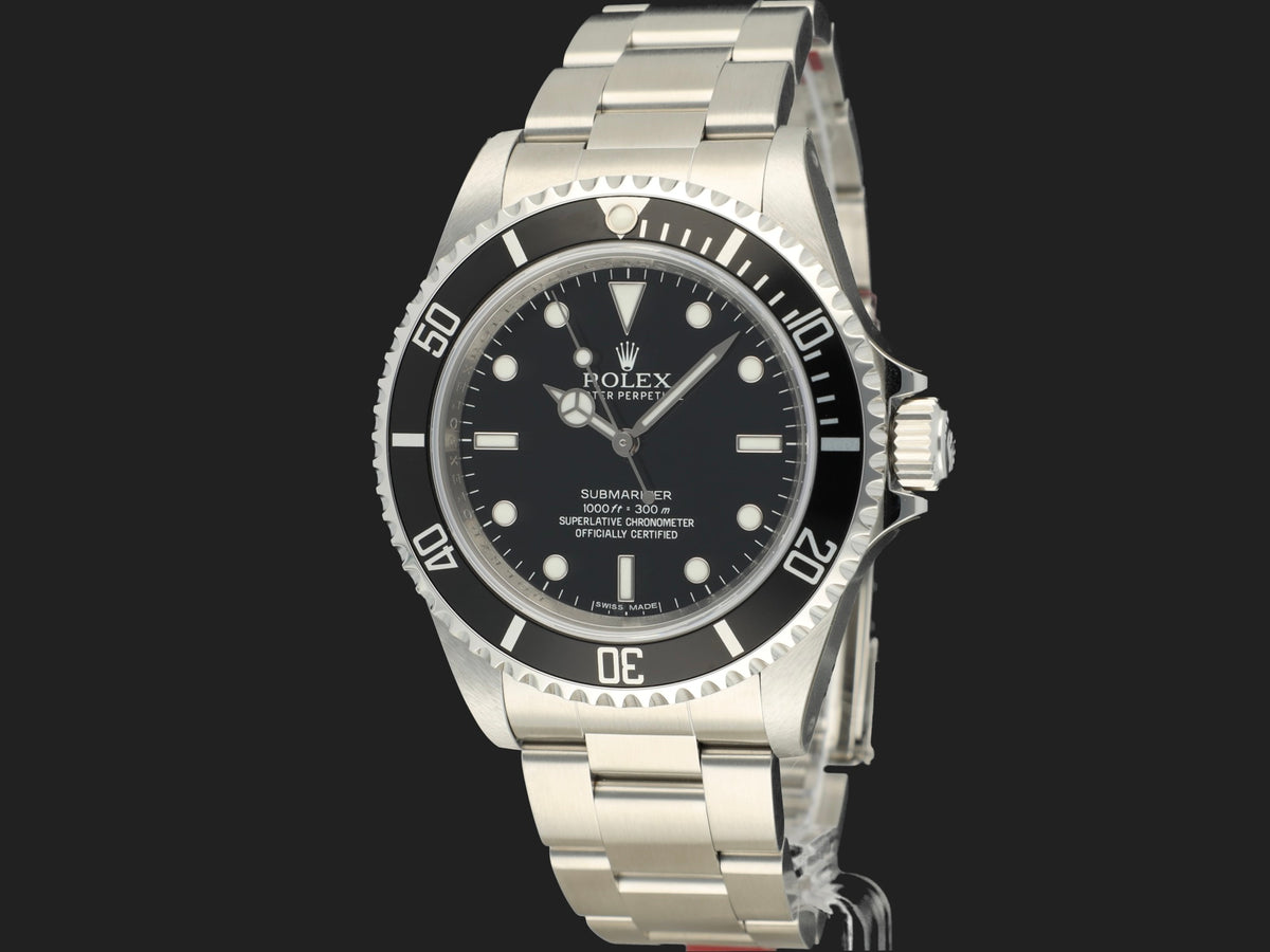 Rolex Submariner No Date 14060M Rehaut "4-Liner" NOS FULL STICKERS (1)