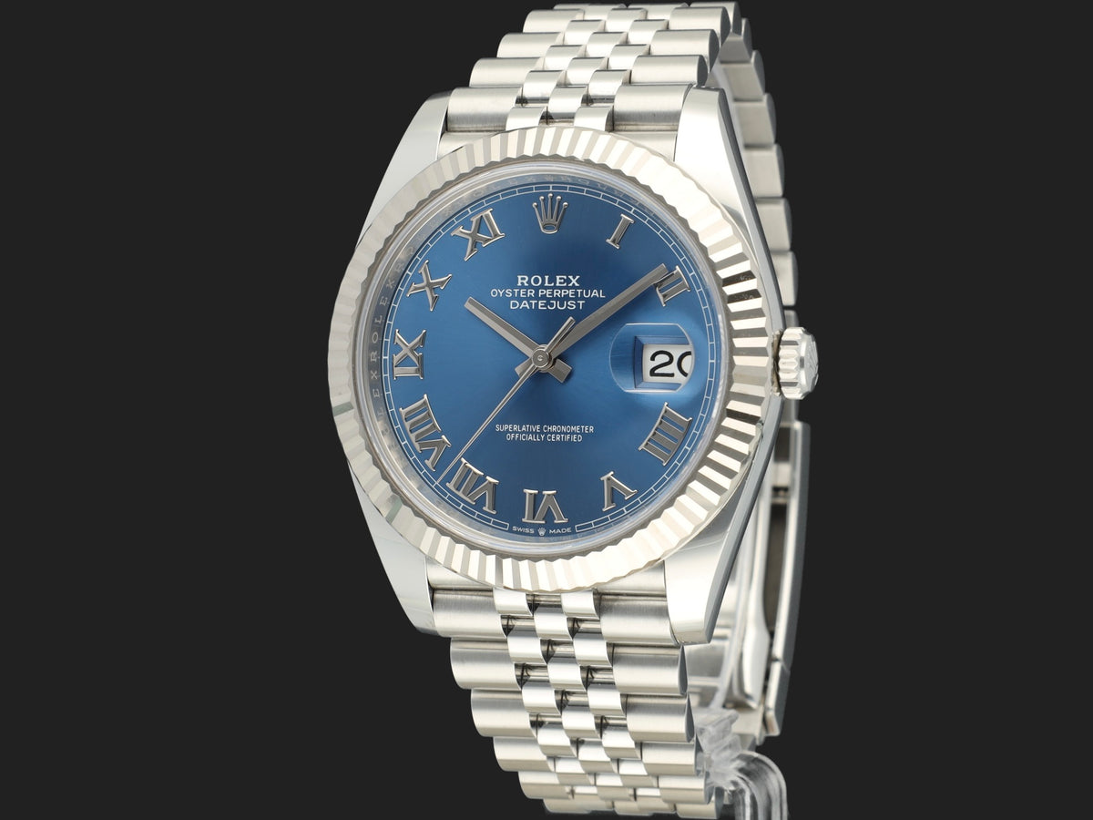 Rolex Datejust 41 Azzurro Dial 126334  (1)