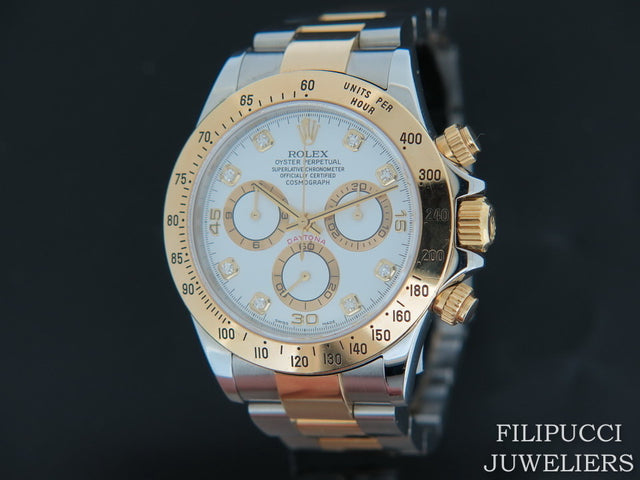 Rolex Daytona White Diamond Dial