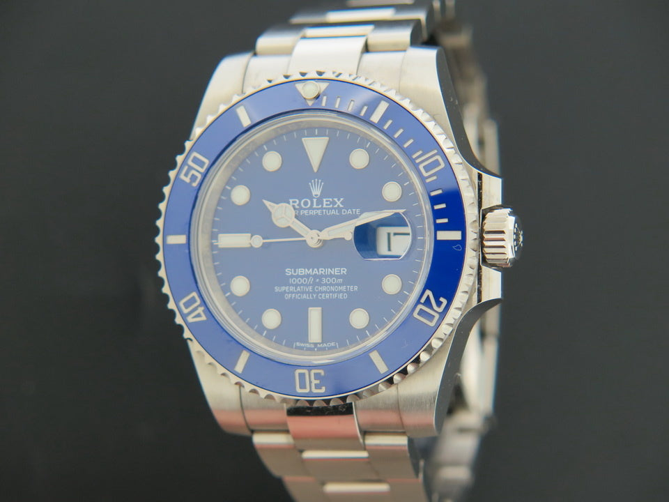 Rolex Submariner Date White Gold  116619LB    (1)