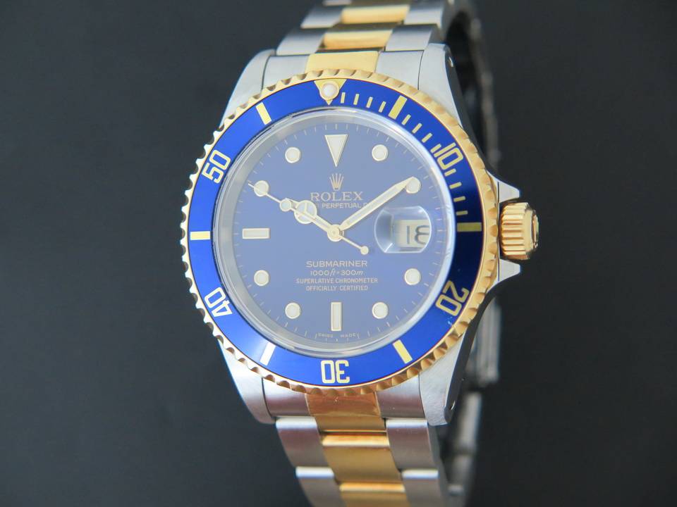 Rolex Submariner Date Gold/Steel Blue Dial (1)