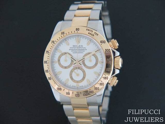 Rolex Daytona Gold/Steel White Dial