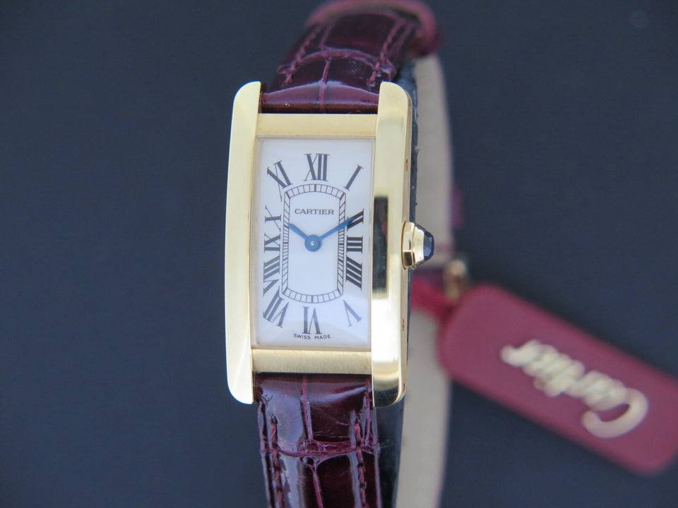 Cartier Tank Americaine SM Yellow Gold NEW W2601556 25378000 (1)