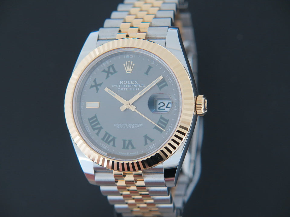 Rolex Datejust 41 Gold/Steel Slate Dial NEW 126333 13033392103001 (1)