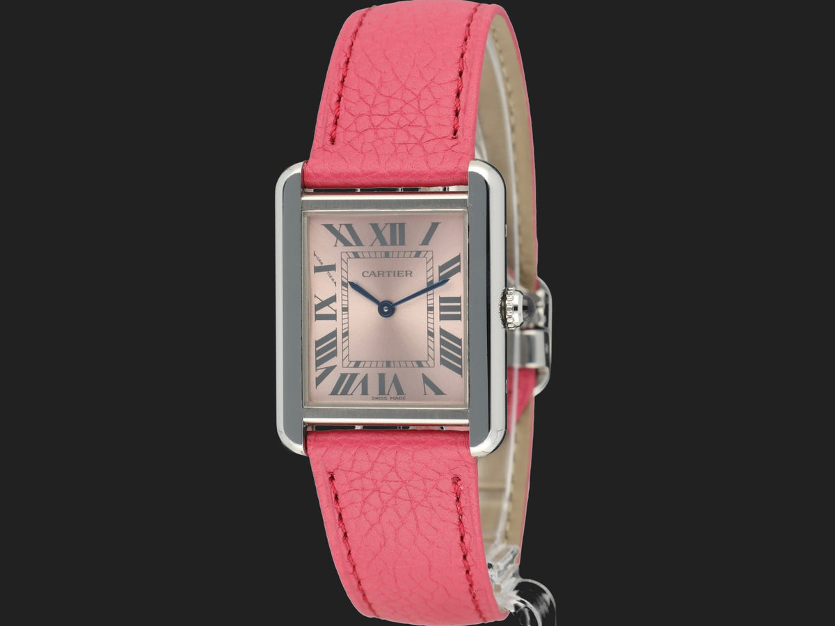 Cartier Tank Solo Small Pink Dial W5200000 / 3170 (1)