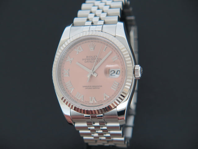 Rolex Datejust Pink Roman Dial