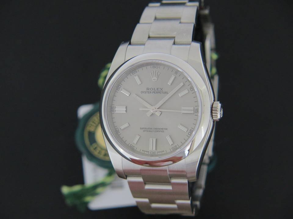 Rolex Oyster Perpetual Steel Dial NEW  116000 (1)