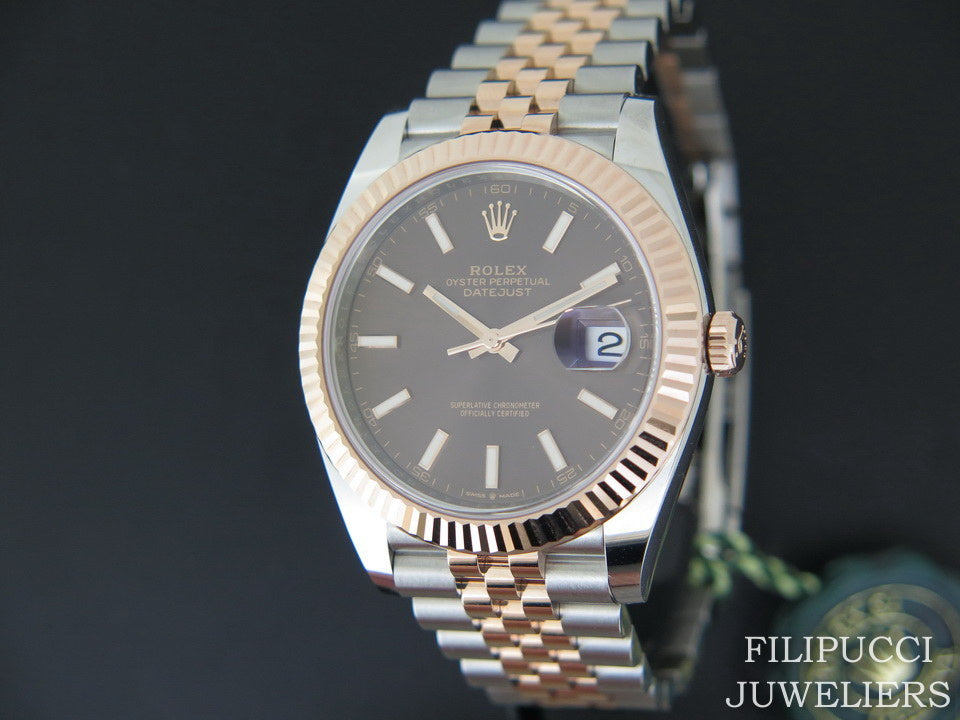 Rolex Datejust 41 Everosegold/Steel 126331 Choco Dial NEW 2020  (1)