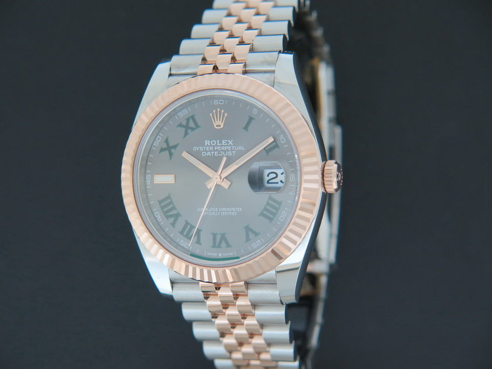 Rolex Datejust 41 Everosegold/Steel Slate Dial 126331 (1)