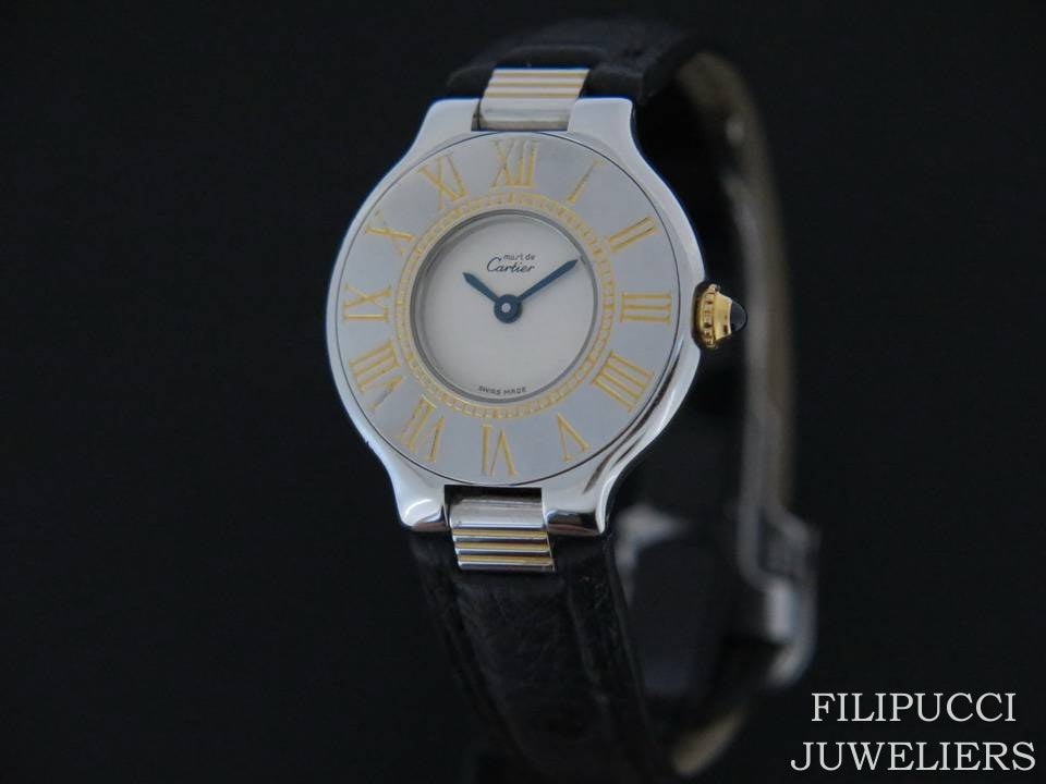 Cartier Must 21 Gold/Steel (1)