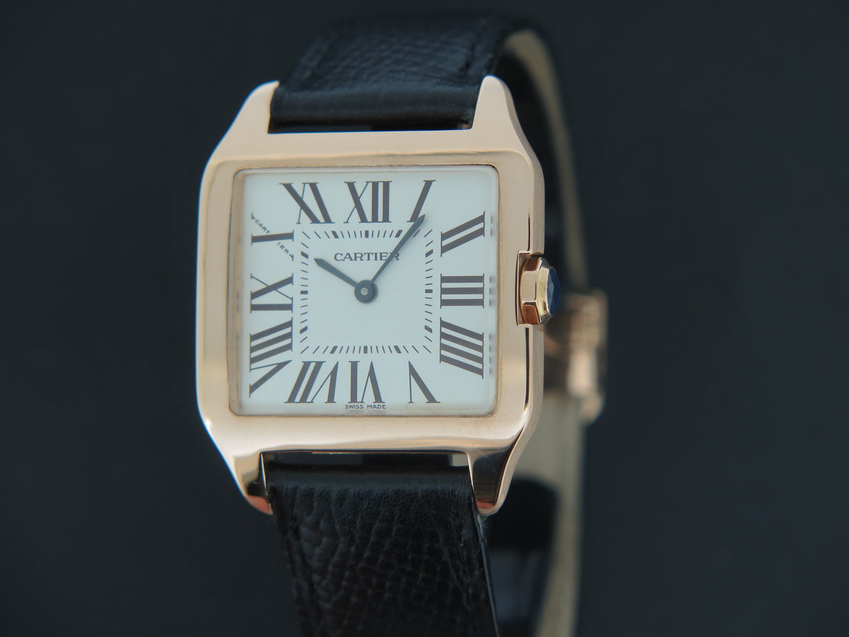 Cartier Santos Dumont Rose Gold MM W2009251 / 2788  (1)