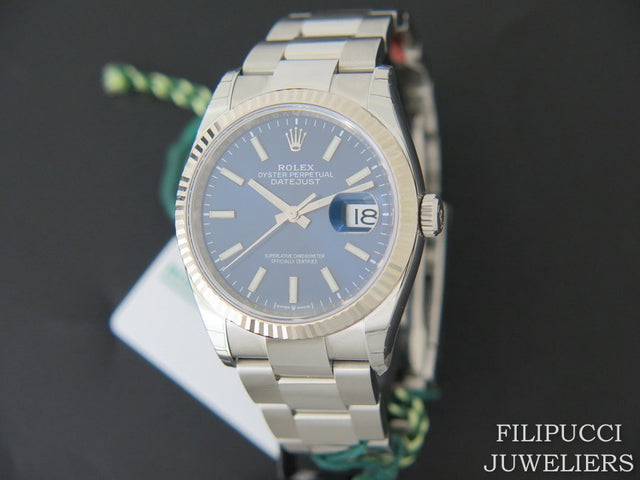 Rolex Datejust Blue Dial NEW MODEL Full Stickers