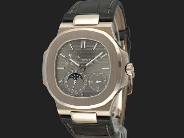 Patek Philippe Nautilus Moonphase White Gold