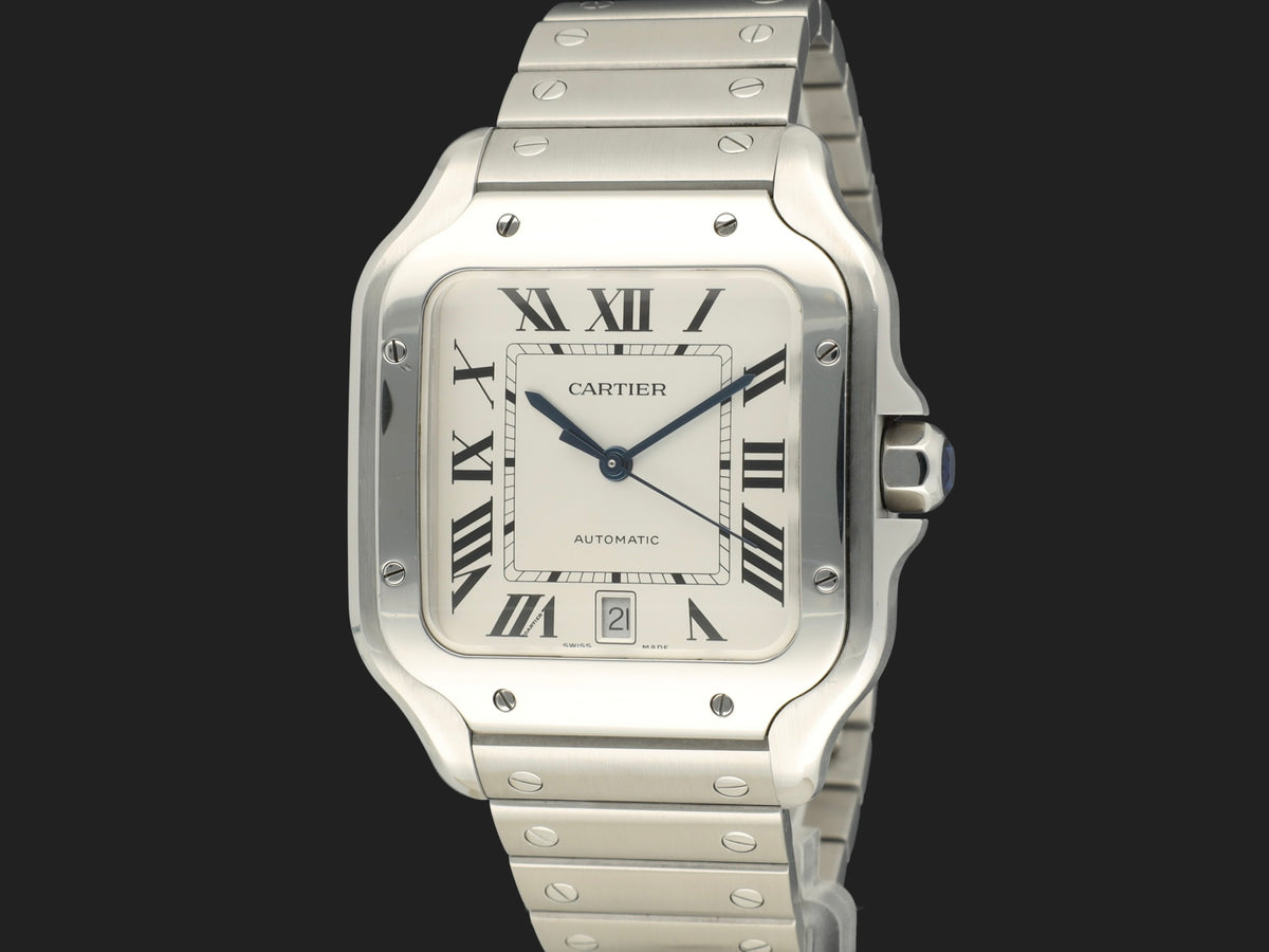 Cartier Santos Large Date Steel Roman Dial WSSA0018 WSSA0018 (1)
