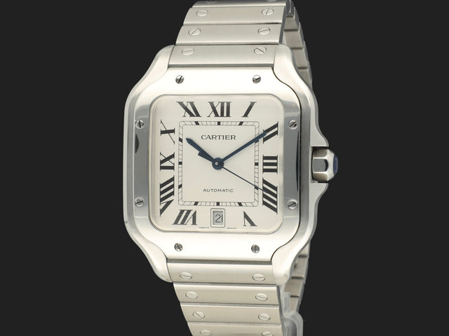 Cartier Santos Large Date Steel Roman Dial WSSA0018