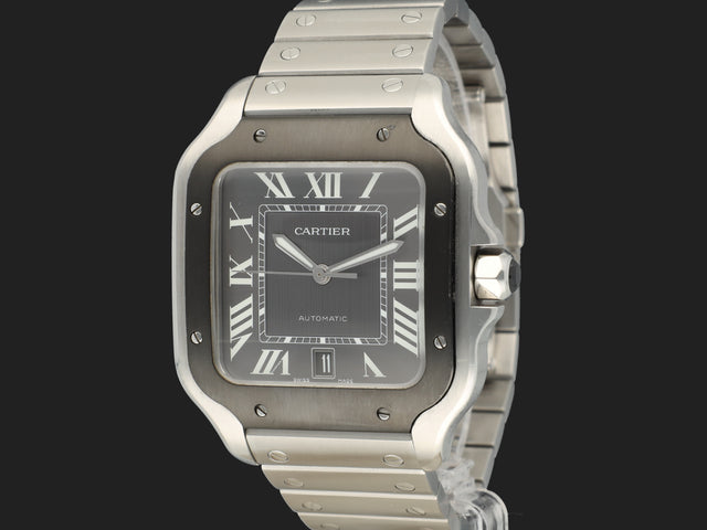 Cartier Santos Large Date ADLC Steel Roman Dial
