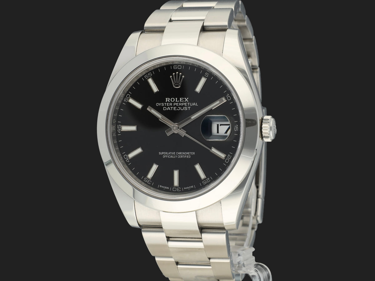 Rolex Datejust 41 Black Dial 126300 (1)