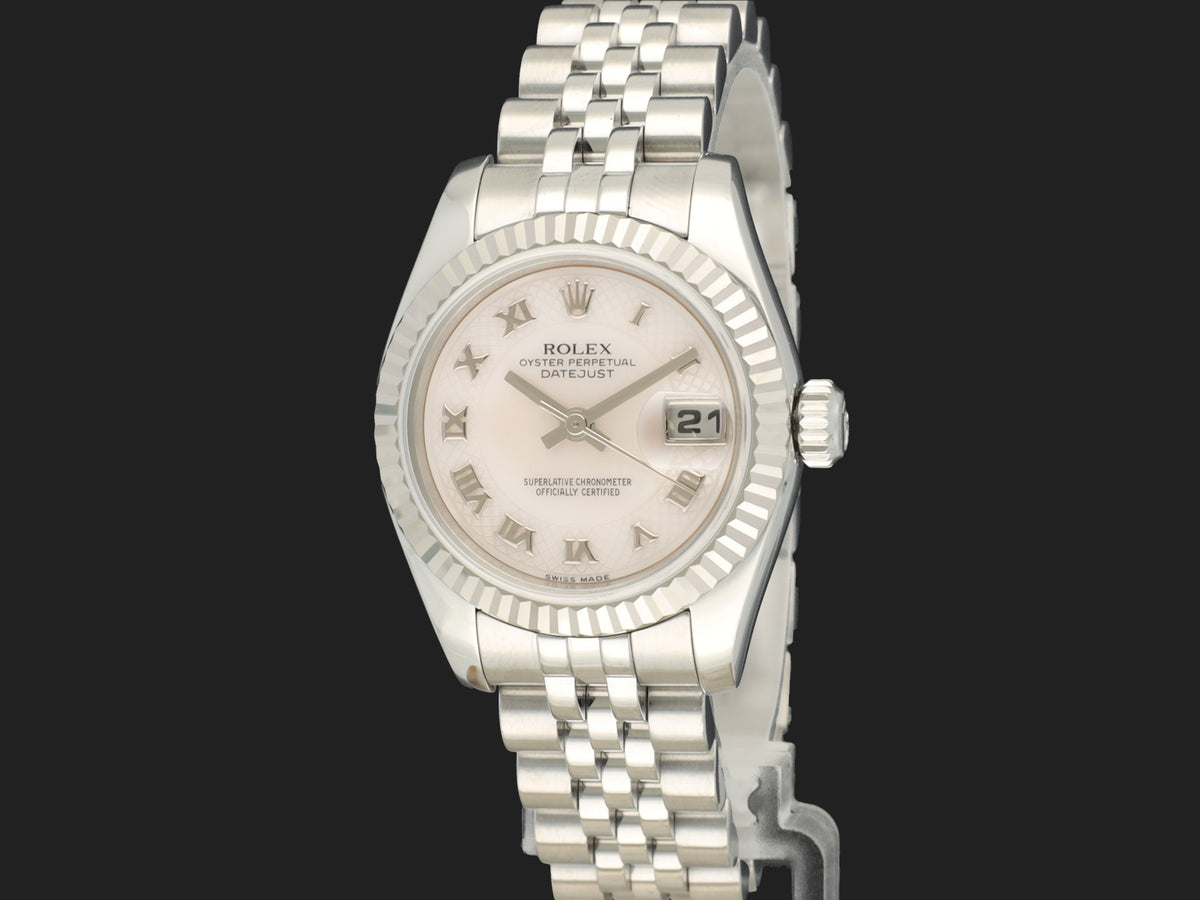 Rolex Lady-Datejust 26 Myriad MOP Roman Dial 179174 (1)