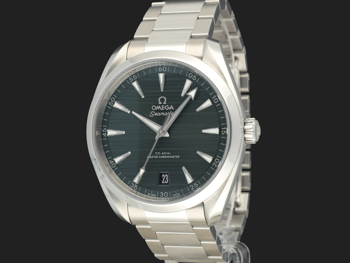 Omega Aqua Terra Co-Axial Master Chronometer Green Dial 220.10.41.21.10.001 (1)