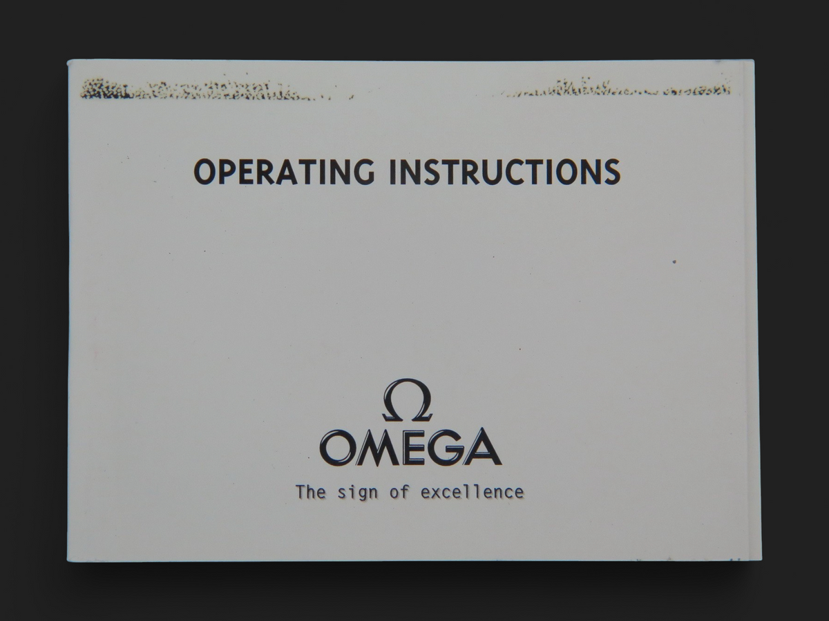 Omega Operating Instructions Booklet for cal. 1424/1438/1538 (1)