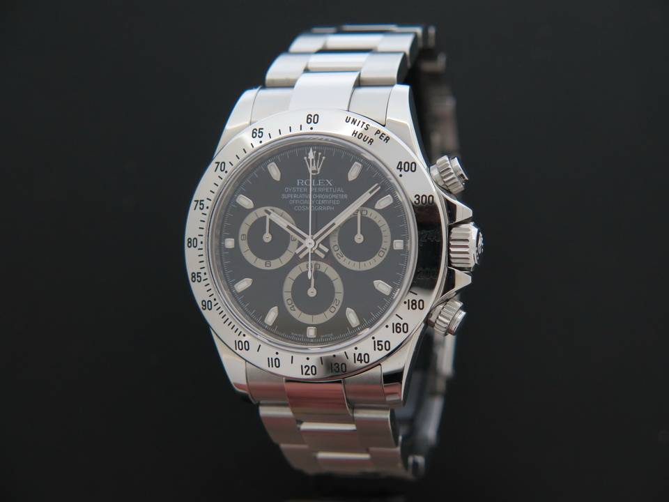 Rolex Cosmograph Daytona Black Dial  (1)