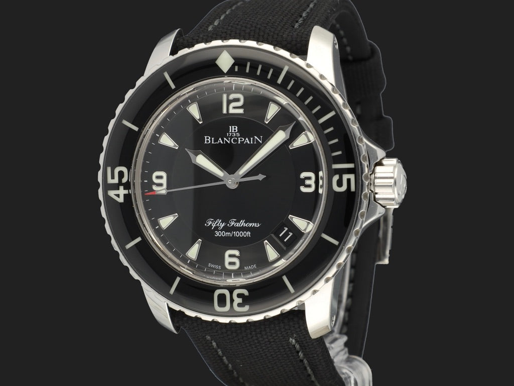 Blancpain Fifty Fathoms Automatic Black Dial 45MM 5015-1130-52A (1)