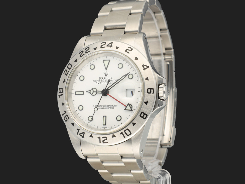 Rolex Explorer II White "Swiss" Only Dial 16570 (1)
