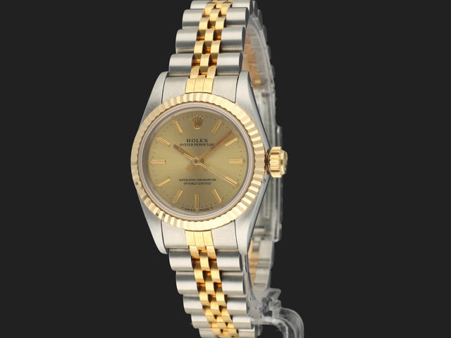 Rolex Oyster Perpetual Lady 26 Champagne Dial