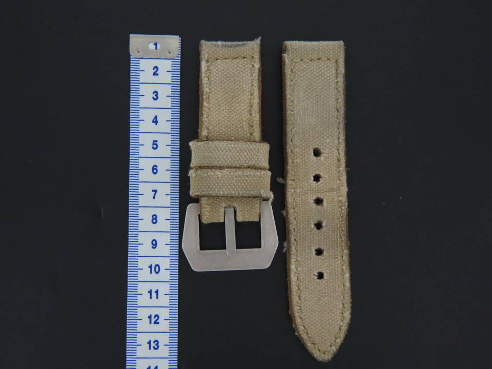 Panerai Leather Canvas Strap 24 MM New (1)