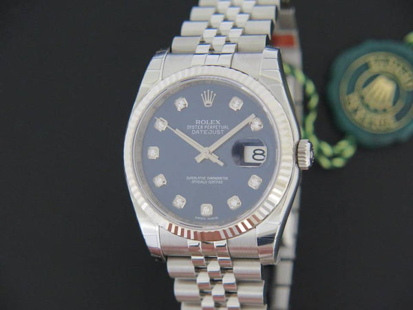 Rolex Datejust Blue Diamond Dial