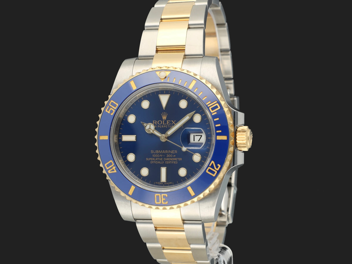 Rolex  Submariner Date Gold/Steel Blue Dial 116613LB (1)
