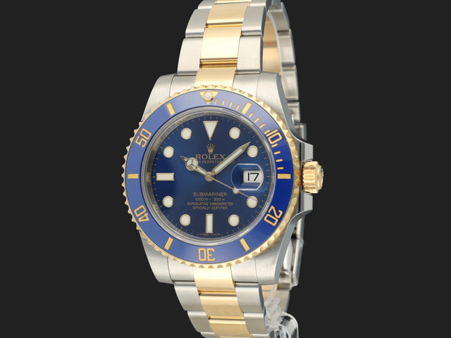 Rolex Submariner Date Gold/Steel Blue Dial