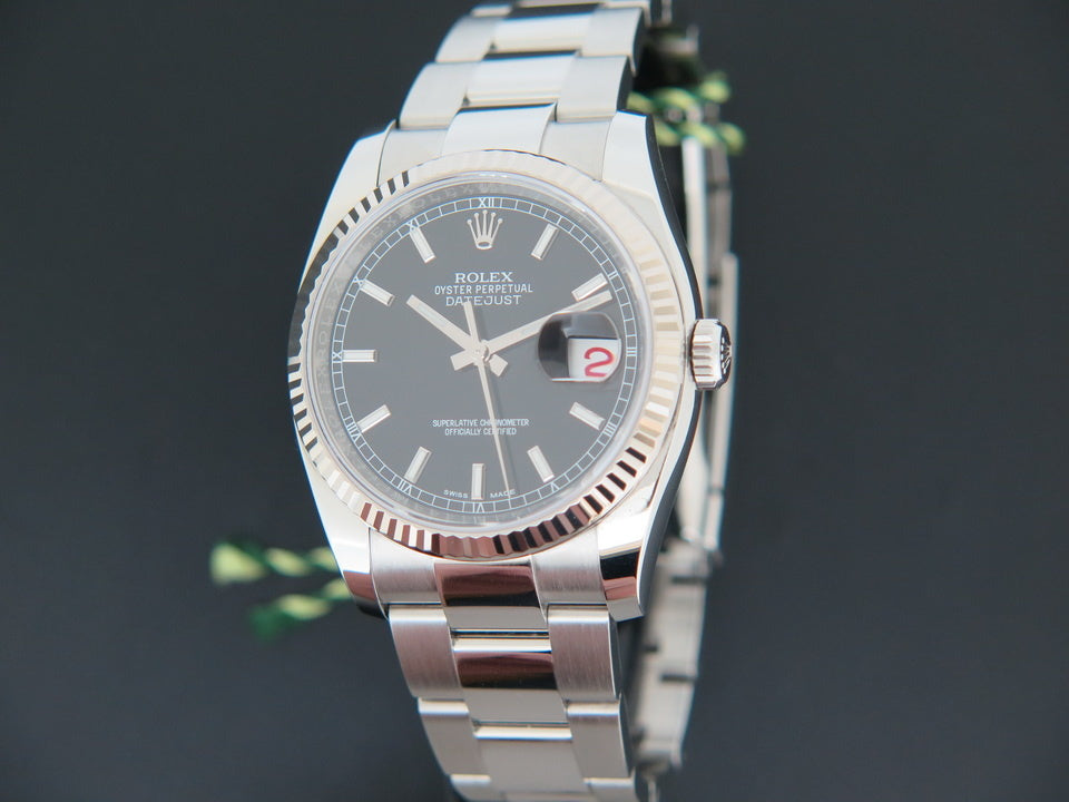 Rolex Datejust  Black Dial 116234  (1)