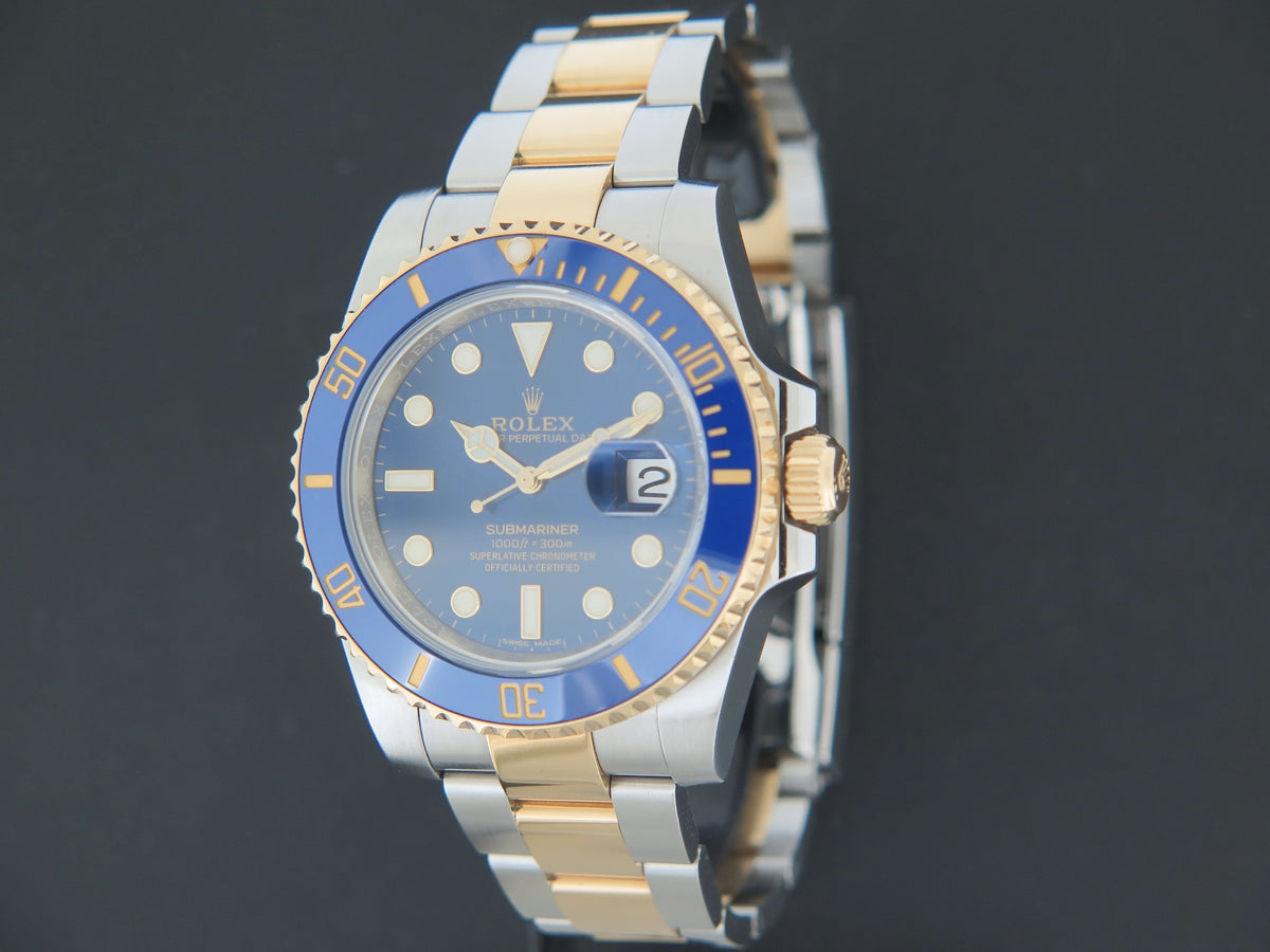 Rolex  Submariner Date Gold/Steel Blue Dial 116613LB (1)