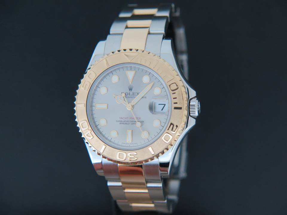 Rolex Yacht-Master Midsize Gold / Steel 168623  (1)