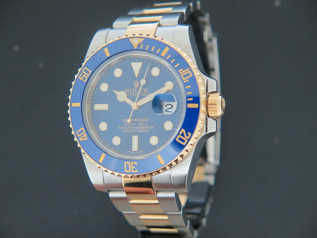 Rolex Submariner Date Gold/Steel Blue Dial