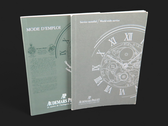 Audemars Piguet Instruction Manual Chronograph Automatique 2226/2840